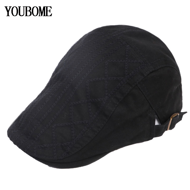 Berets YOUBOME Fashion Hat Men Women Male Visors Flat Cotton Winter Caps For Solid Peaked Sboy Cap 2021, Black
Berets YOUBOME Fashion Hat Men Women Male Visors Flat Cotton Winter Caps For Solid Peaked Sboy Cap 2021, Black