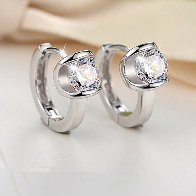 Hoop & Huggie Huitan Delicate Small Earrings Women Shiny Solitaire Crystal Zircon Simple Design Female Accessories Trendy Earring Jewelry
Hoop & Huggie Huitan Delicate Small Earrings Women Shiny Solitaire Crystal Zircon Simple Design Female Accessories Trendy Earring Jewelry