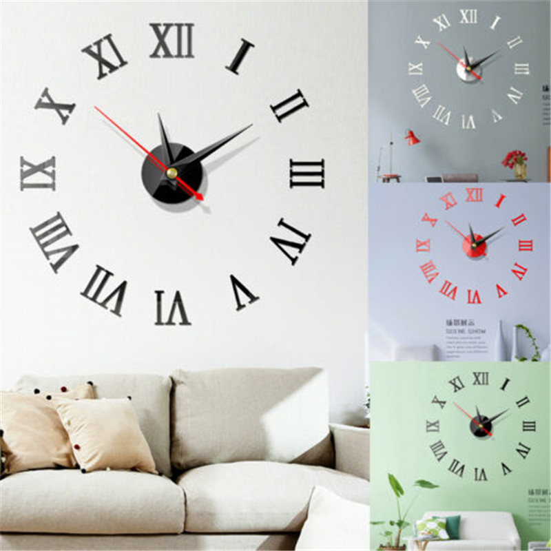 Acrylic Wall Clock DIY Mirror Wall Clock Art Acrylic 3D Mirror Sticker Home Office Decor Unique Gift
Acrylic Wall Clock DIY Mirror Wall Clock Art Acrylic 3D Mirror Sticker Home Office Decor Unique Gift