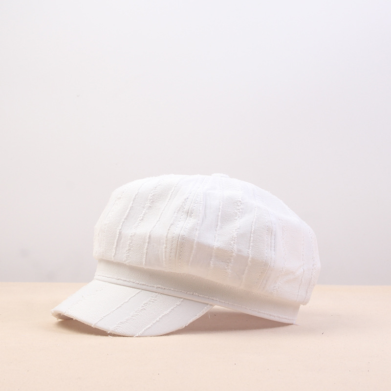 2020 New Spring and Summer Striped Octagonal Hat Female Thin Section Breathable Wild Soft Brim Cap Sunscreen Sunshade Hat, White
2020 New Spring and Summer Striped Octagonal Hat Female Thin Section Breathable Wild Soft Brim Cap Sunscreen Sunshade Hat, White