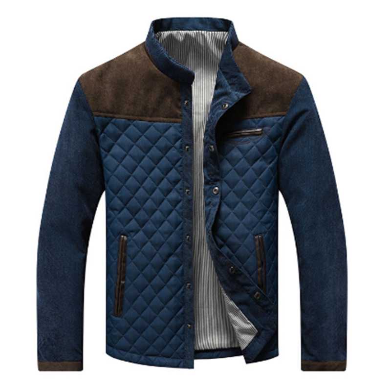 Spring autumn new contrast color stitching collar warm men's jacket thick coat outwear Tops PARKA jackets coats, Gray
Spring autumn new contrast color stitching collar warm men's jacket thick coat outwear Tops PARKA jackets coats, Gray