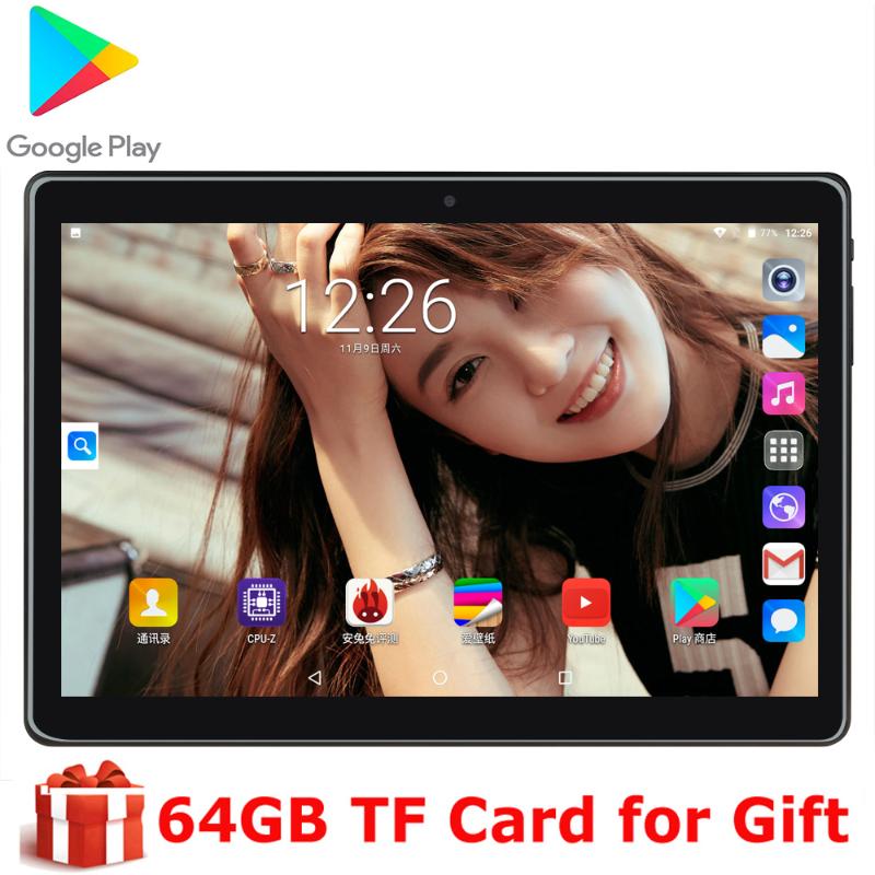 New 10 inch Android 9.0 Tablet Pc Quad Core Google Play 3G Dual SIM Call Tablets GPS 2.5D Tempered Glass WIFI With Free Gifts, White
New 10 inch Android 9.0 Tablet Pc Quad Core Google Play 3G Dual SIM Call Tablets GPS 2.5D Tempered Glass WIFI With Free Gifts, White