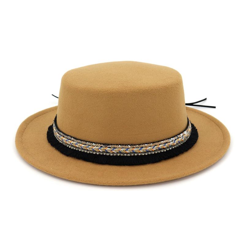 Winter men Wide Brim Wool Felt Jazz Fedora Hats For Men Women British Classic Trilby Party Formal Panama Cap Floppy, Black
Winter men Wide Brim Wool Felt Jazz Fedora Hats For Men Women British Classic Trilby Party Formal Panama Cap Floppy, Black