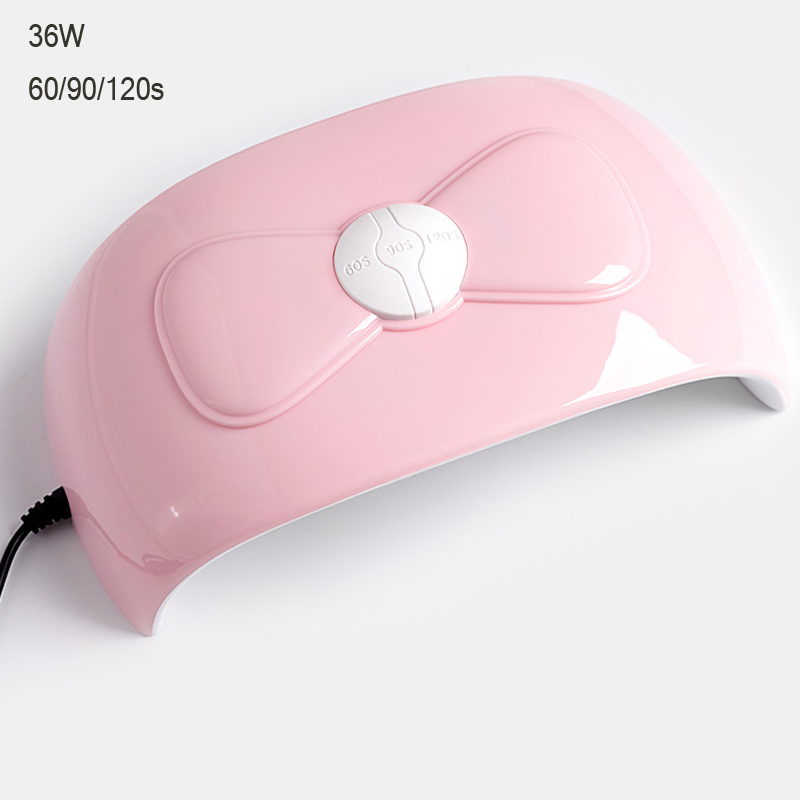 1PC 36W Pink Bows UV LED Nail Lamp Curing ALL Gel Polish UV Lamp for Manicure Pecicure 18pc LED bead 60/90/120s Nail Dryer
1PC 36W Pink Bows UV LED Nail Lamp Curing ALL Gel Polish UV Lamp for Manicure Pecicure 18pc LED bead 60/90/120s Nail Dryer