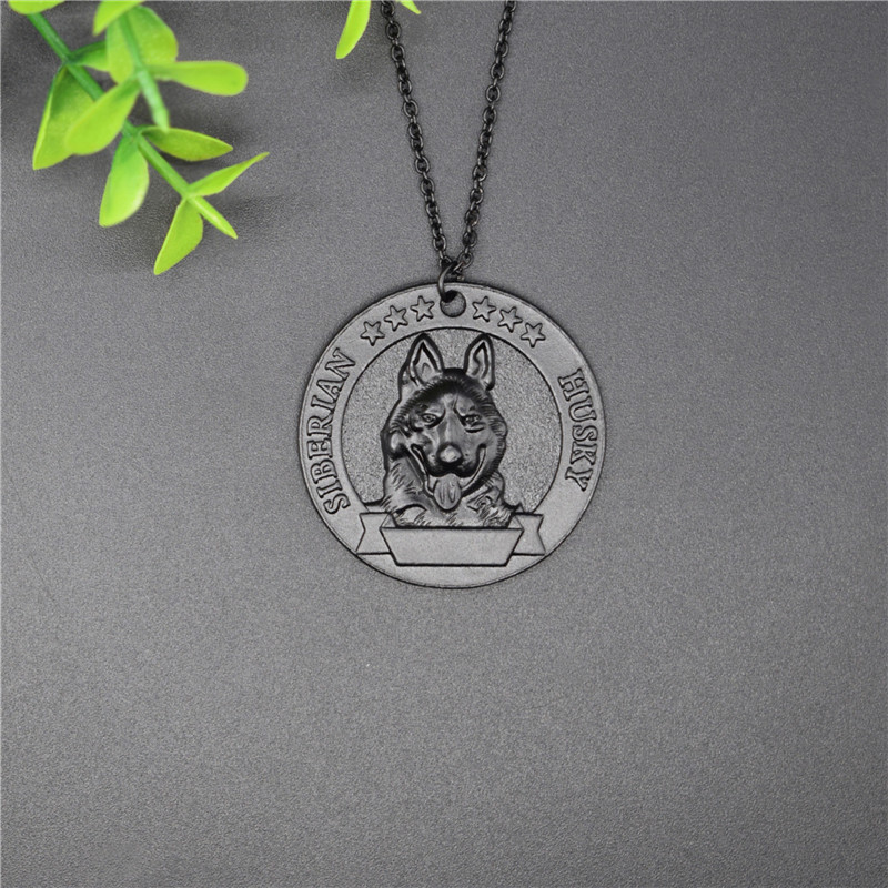 New Vintage Siberian Husky Medal Necklace Retro Style Metal Siberian Husky Pendant Necklace Women Jewellery Dog Jewellery
New Vintage Siberian Husky Medal Necklace Retro Style Metal Siberian Husky Pendant Necklace Women Jewellery Dog Jewellery