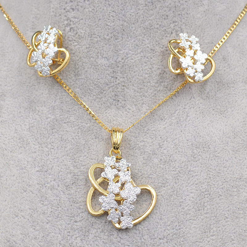 Sunny Jewelry Fashion Jewelry 2020 Sets For Women Necklace Earrings Pendant Fairy Flower For Bridal Wedding Unique Gift, As pic
Sunny Jewelry Fashion Jewelry 2020 Sets For Women Necklace Earrings Pendant Fairy Flower For Bridal Wedding Unique Gift, As pic