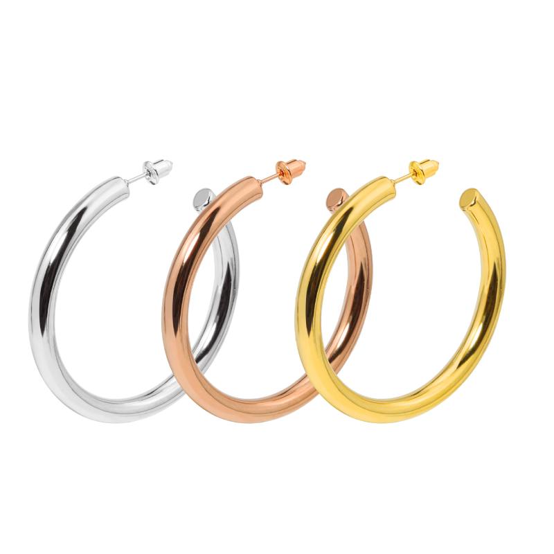 Todorova Trendy Hoop Earrings Women Statement Stainless Steel High Quality Earrings Minimalist Brincos Female Jewelry Gift
Todorova Trendy Hoop Earrings Women Statement Stainless Steel High Quality Earrings Minimalist Brincos Female Jewelry Gift