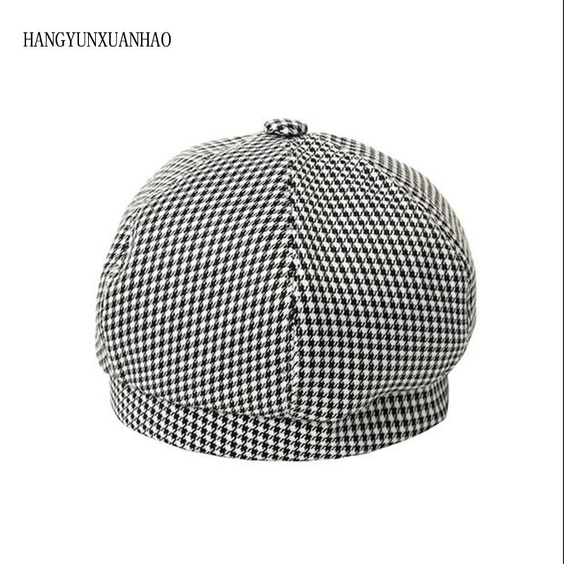 Plaid Newsboy Caps Men Cotton Houndstooth Flat Cap Male Brand Designer Flat Caps Autumn Winter Painter Octagonal Hats, Khaki
Plaid Newsboy Caps Men Cotton Houndstooth Flat Cap Male Brand Designer Flat Caps Autumn Winter Painter Octagonal Hats, Khaki