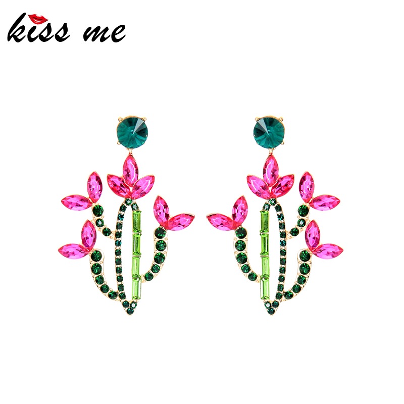 kissme Delicate Multicolor Crystal Cactus Blossom Drop Earrings For Women Gold Color Alloy Earrings Fashion Jewelry Accessories
kissme Delicate Multicolor Crystal Cactus Blossom Drop Earrings For Women Gold Color Alloy Earrings Fashion Jewelry Accessories