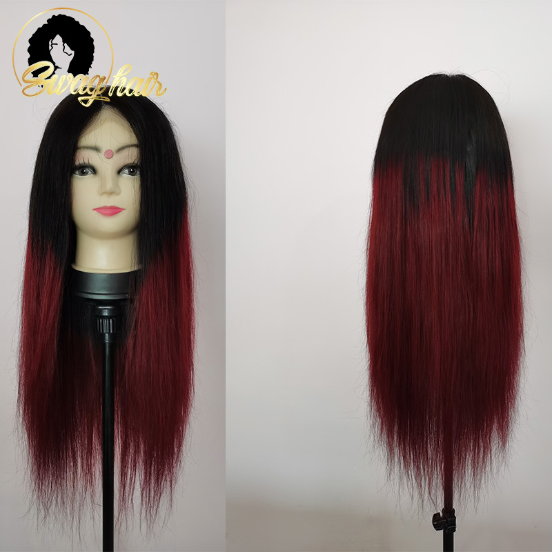 Swag Brazilian Straight Closure Wig For Black Women Ombre 180% Human Hair Wig PrePlucked 4x4 Lace Closure 1B/99j, As pic
Swag Brazilian Straight Closure Wig For Black Women Ombre 180% Human Hair Wig PrePlucked 4x4 Lace Closure 1B/99j, As pic