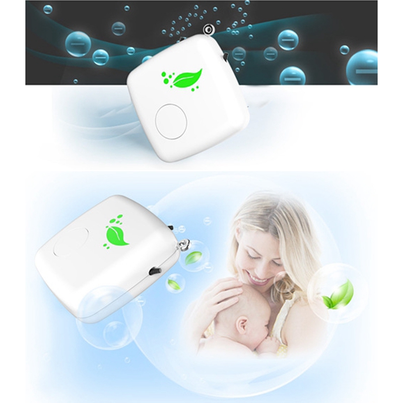 USB Portable Air Purifier, Mini Personal Hanging Neck Air Freshener with Negative Ion Sterilizes-White
USB Portable Air Purifier, Mini Personal Hanging Neck Air Freshener with Negative Ion Sterilizes-White