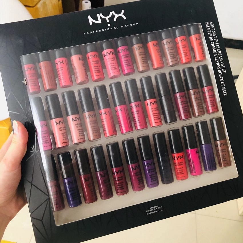 2019 NYX SOFT MATTE LIP CREAM 36PCS NYX Lipstick Lip Gloss Matte No Fading Soft Velvet Lip Makeup 36 colors set, Mixed color
2019 NYX SOFT MATTE LIP CREAM 36PCS NYX Lipstick Lip Gloss Matte No Fading Soft Velvet Lip Makeup 36 colors set, Mixed color