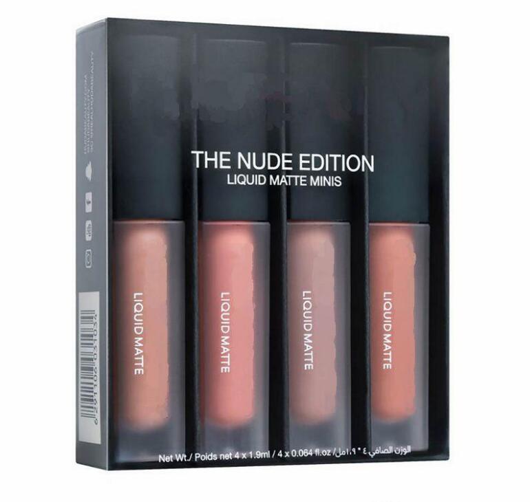DROP SHIP lip gloss Liquid-Lipstick Kit The Red Nude Brown Pink Edition Mini Liquid Matte Lipstick 4pcs/set ( 4 x 1.9ml )
DROP SHIP lip gloss Liquid-Lipstick Kit The Red Nude Brown Pink Edition Mini Liquid Matte Lipstick 4pcs/set ( 4 x 1.9ml )