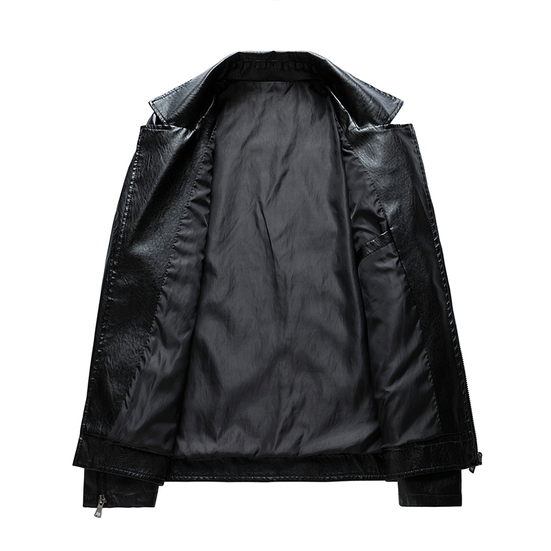Men's leather clothing popular youth jacket Slim trendy PU leather jacket youth handsome tight-fitting stand collar, Black
Men's leather clothing popular youth jacket Slim trendy PU leather jacket youth handsome tight-fitting stand collar, Black