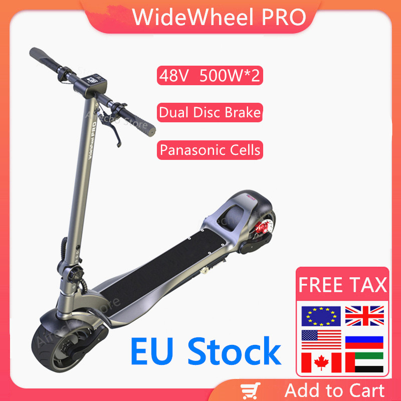 EU Stock 2020 Mercane Wide Wheel Pro Smart Electric Bicycle Scooter 48V 1000W Kickscooter Dual Motor e scooter Disc Brake Skate board, Black
EU Stock 2020 Mercane Wide Wheel Pro Smart Electric Bicycle Scooter 48V 1000W Kickscooter Dual Motor e scooter Disc Brake Skate board, Black