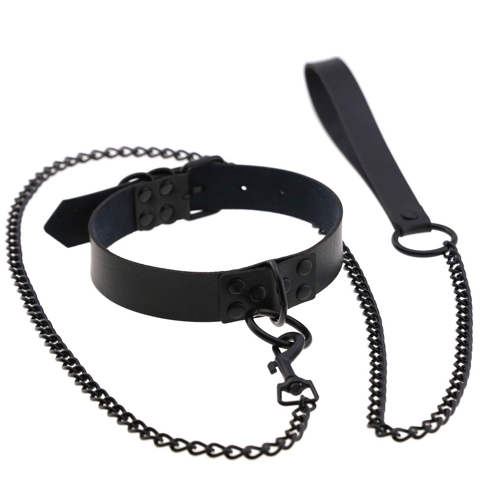 Gothic Black O ring Collar Necklace Leash Detachable Slave Necklace for women Cosplay Party Bar fashion jewelry gift will and sandy
Gothic Black O ring Collar Necklace Leash Detachable Slave Necklace for women Cosplay Party Bar fashion jewelry gift will and sandy