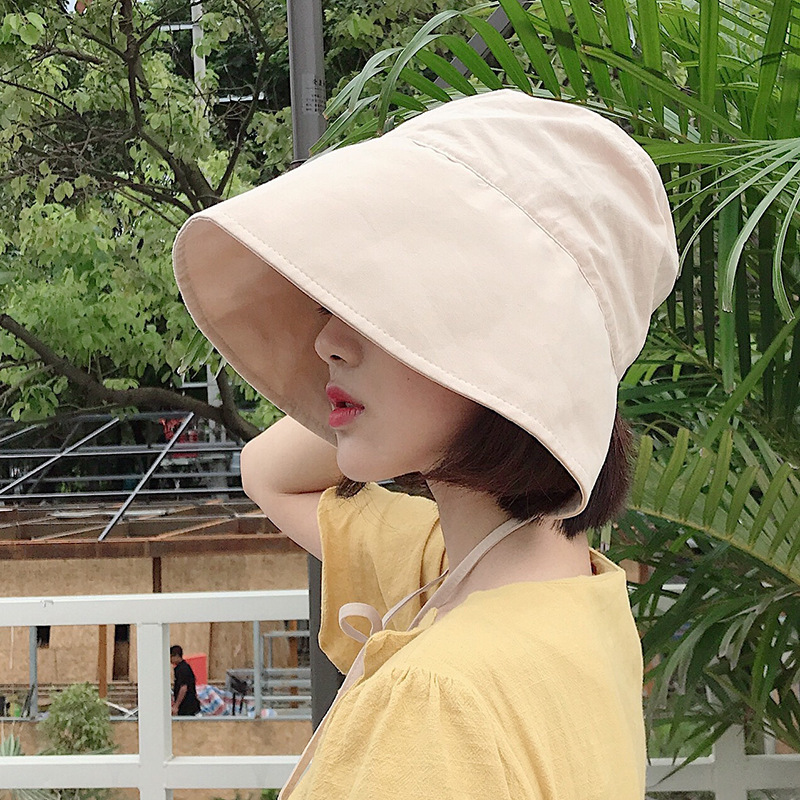 Korean-Style Vintage Loli Bell Fisherman Hat Women's Sunbonnet Foldable Cloth Hat Bucket, Black
Korean-Style Vintage Loli Bell Fisherman Hat Women's Sunbonnet Foldable Cloth Hat Bucket, Black