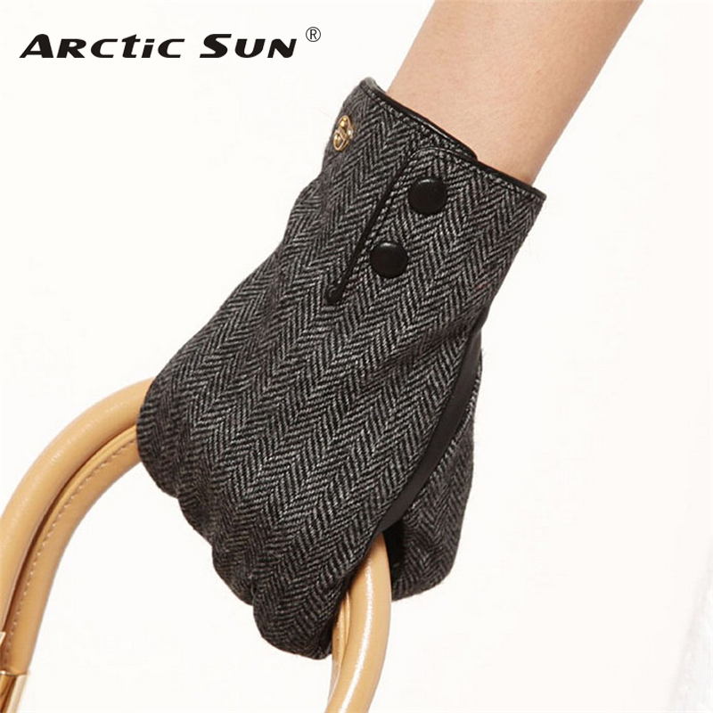 Fashion Women Winter Gloves Wool Felt Material Surface Solid Hand Sheepskin Glove Wrist Genuine Leather For Driving Sale EL036NC
Fashion Women Winter Gloves Wool Felt Material Surface Solid Hand Sheepskin Glove Wrist Genuine Leather For Driving Sale EL036NC