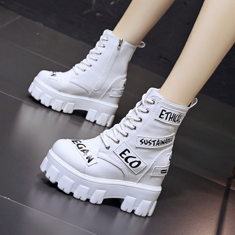 Autumn Chunky Boots 2020 New Women's Round Toe Thick Bottom Winter Boots Ankle Black Platform Short Woman 10cm Heels
Autumn Chunky Boots 2020 New Women's Round Toe Thick Bottom Winter Boots Ankle Black Platform Short Woman 10cm Heels