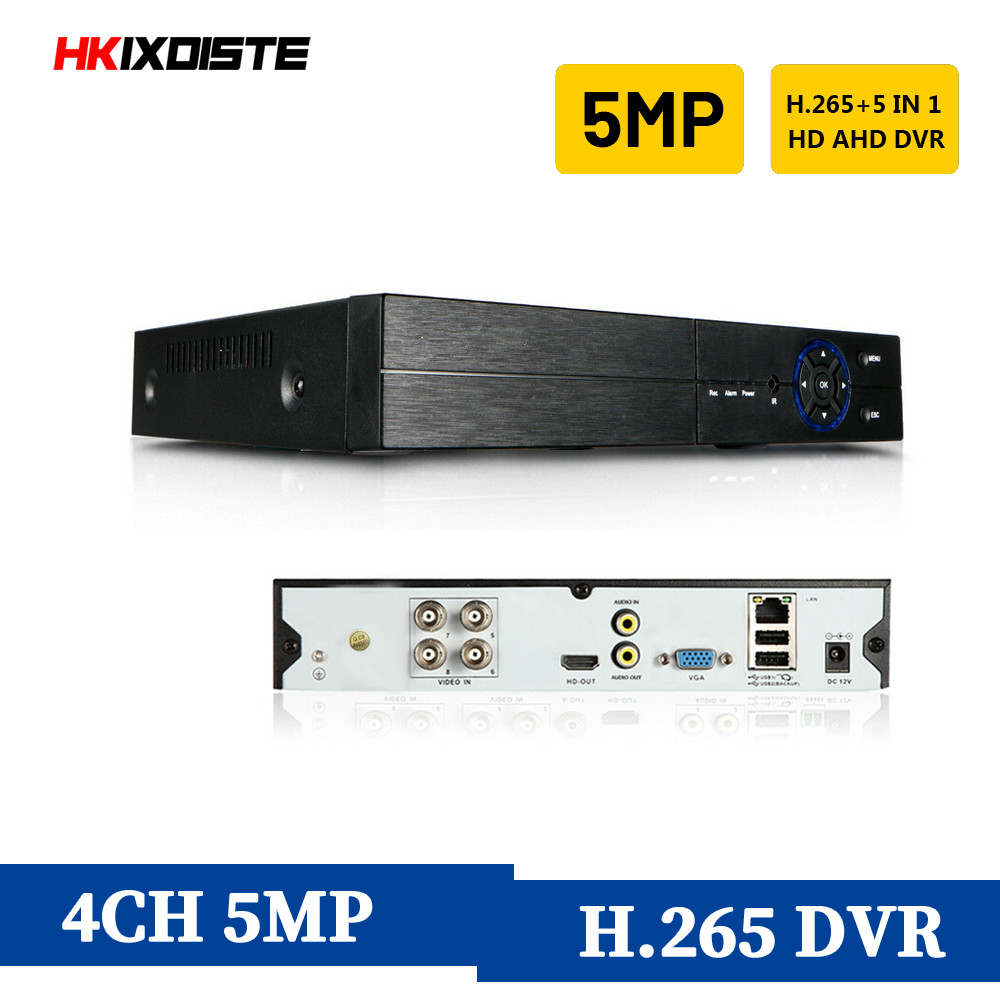 4CH CCTV DVR Recorder AHD 5MP P2P DVR System H.265 Video Surveillance For Analog AHD TVI CVI IP Camera VGA HDMI Output
4CH CCTV DVR Recorder AHD 5MP P2P DVR System H.265 Video Surveillance For Analog AHD TVI CVI IP Camera VGA HDMI Output