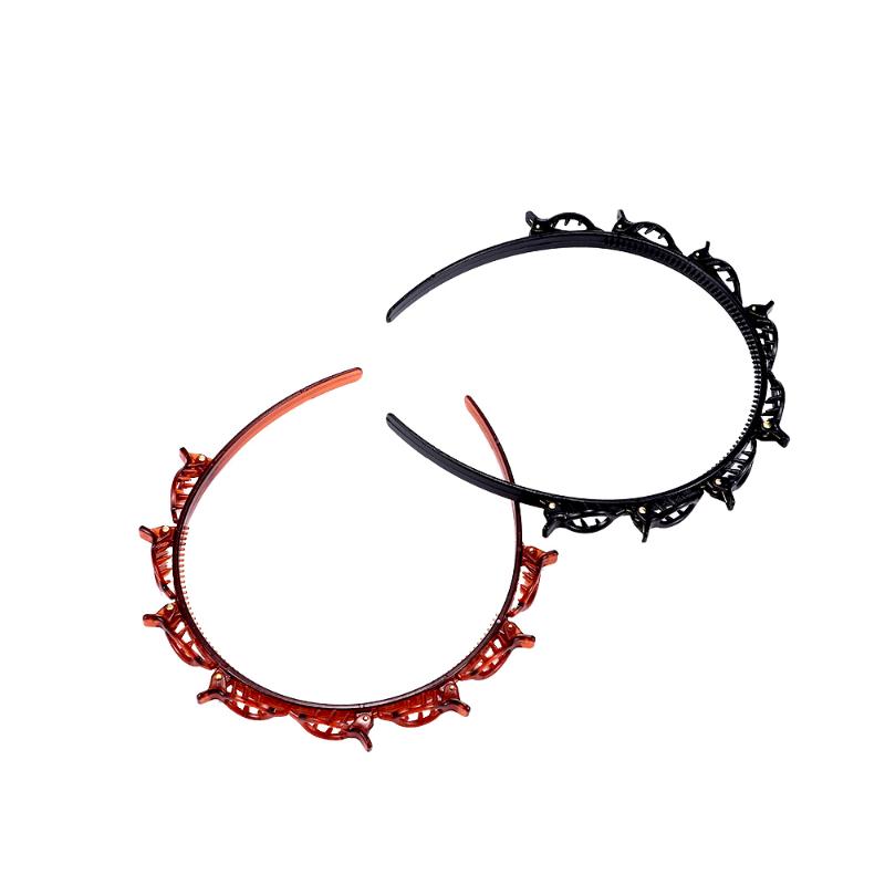Women Punk Headband Gothic Hair Styling Twist Clip Barrette Braid Tool Hair Accessories Party Casual Headband
Women Punk Headband Gothic Hair Styling Twist Clip Barrette Braid Tool Hair Accessories Party Casual Headband