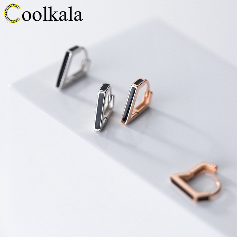 Hoop & Huggie Coolkala Silver Ear Buckle Simple Temperament Geometric Black Edge Personalized V-shaped Earrings
Hoop & Huggie Coolkala Silver Ear Buckle Simple Temperament Geometric Black Edge Personalized V-shaped Earrings