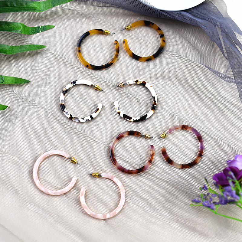 UJBOX Multicolor 40mm Big Leopard Acetate Earrings American Japanese Korean Australia Canada Popular Acetic Acid Hoop Earrings
UJBOX Multicolor 40mm Big Leopard Acetate Earrings American Japanese Korean Australia Canada Popular Acetic Acid Hoop Earrings