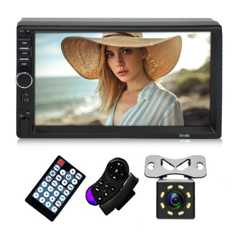 2 Din Car Radio MP5 Player 7" HD Touch Screen Auto Audio Double Din Car Stereo Multimedia Player Bluetooth USB TF FM Camera
2 Din Car Radio MP5 Player 7" HD Touch Screen Auto Audio Double Din Car Stereo Multimedia Player Bluetooth USB TF FM Camera
