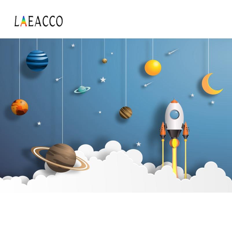 Laeacco Baby Cartoon Spaceship Satellite Star Planet Birthday Party Pattern Photographic Background Photo Backdrop Photo Studio
Laeacco Baby Cartoon Spaceship Satellite Star Planet Birthday Party Pattern Photographic Background Photo Backdrop Photo Studio