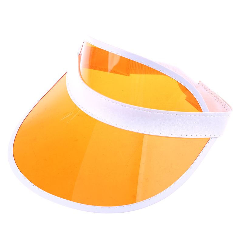 10 Colors Women Men Transparent PVC Plastic Sunshade Hat Frosted Sweet Candy Color Empty Open Top Sports Beach Sun Visor Cap, Green
10 Colors Women Men Transparent PVC Plastic Sunshade Hat Frosted Sweet Candy Color Empty Open Top Sports Beach Sun Visor Cap, Green