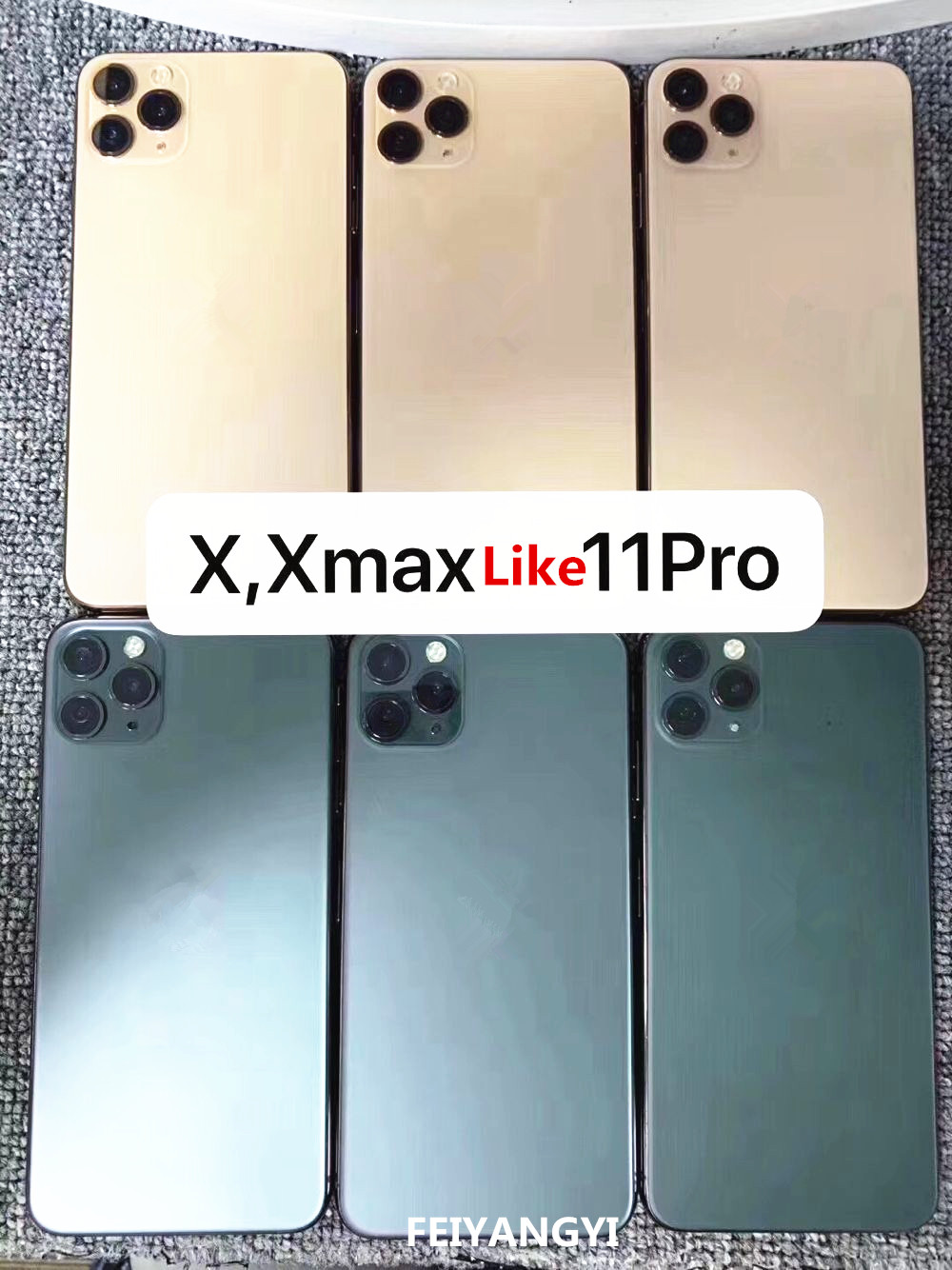 NEW For iPhone x xs max Like 11 pro Style 11pro Back Rear Cover Battery Housing Door Chassis Middle Frame
NEW For iPhone x xs max Like 11 pro Style 11pro Back Rear Cover Battery Housing Door Chassis Middle Frame