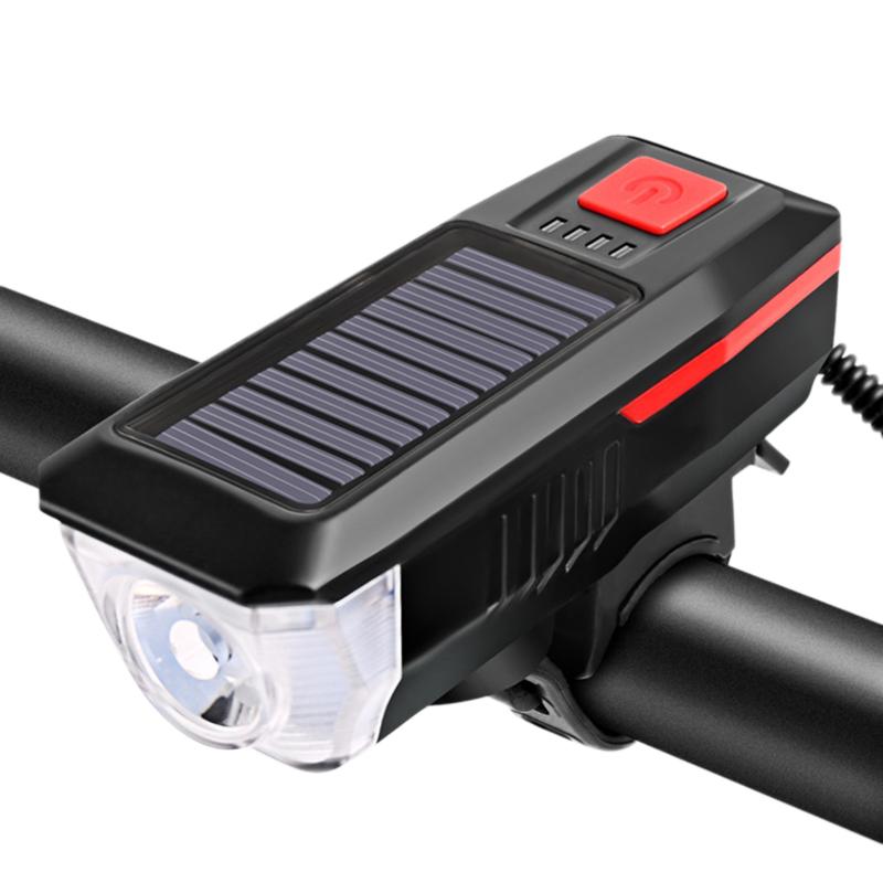 Bike Lights LED Solar Power Bicycle Headlights Front Light Waterproof USB Rechargeable Lamp
Bike Lights LED Solar Power Bicycle Headlights Front Light Waterproof USB Rechargeable Lamp
