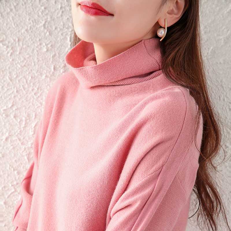 LHZSYY 2020 Autumn New pile pile collar Knitted Sweater Women High Neck Cashmere Top Loose fit Pure Wool Fashion Bottoming Shirt, Black
LHZSYY 2020 Autumn New pile pile collar Knitted Sweater Women High Neck Cashmere Top Loose fit Pure Wool Fashion Bottoming Shirt, Black