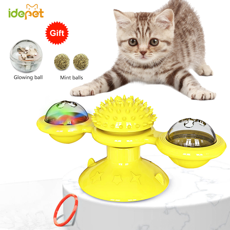 Toys For Cat Puzzle Whirling Turntable Catnip Cat Play Game Toys Windmill Kitten Interactive Supplies Pet with Gift 513325
Toys For Cat Puzzle Whirling Turntable Catnip Cat Play Game Toys Windmill Kitten Interactive Supplies Pet with Gift 513325