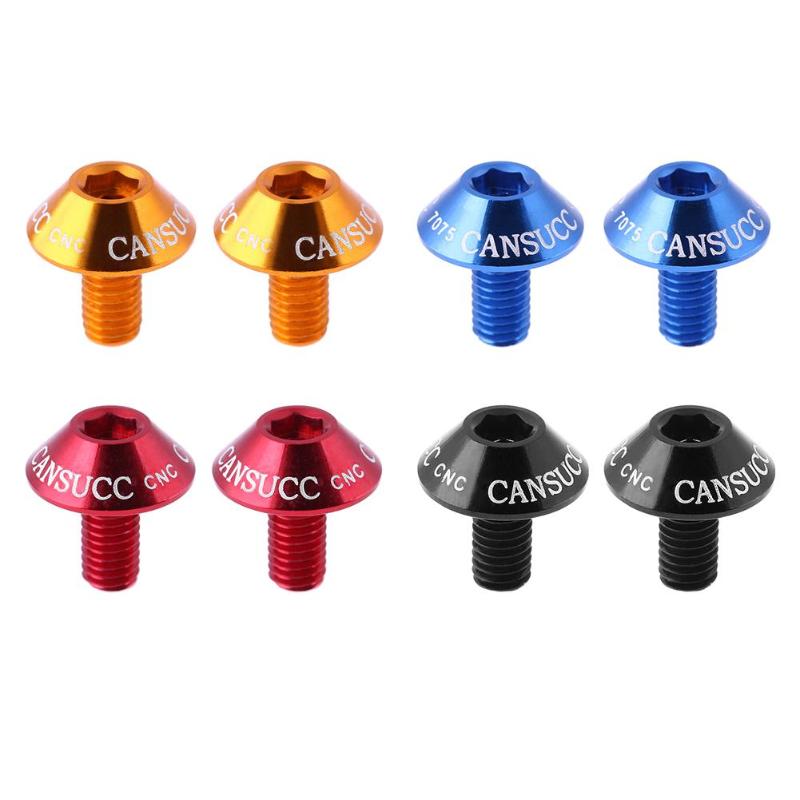 2pcs/pack CNC 7075 Aluminum Alloy Bicycle Water Bottle Cage Bolts Cycling Bottle Holder Rack M5x10mm Screws For Holder
2pcs/pack CNC 7075 Aluminum Alloy Bicycle Water Bottle Cage Bolts Cycling Bottle Holder Rack M5x10mm Screws For Holder