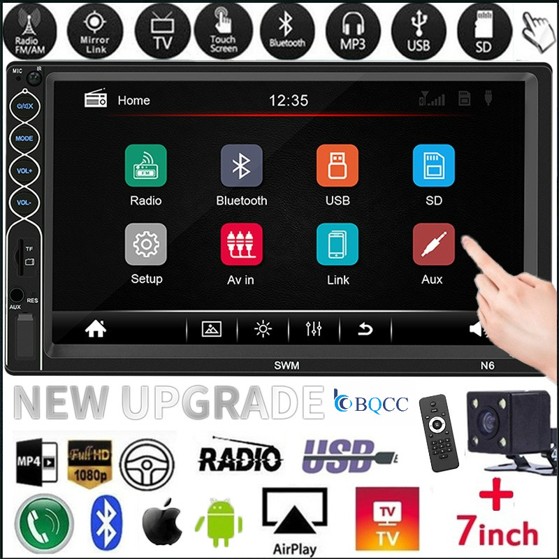 2020 Newest Upgrade 7 In HD Touch Screen Bluetooth Car Radio MP5 Player FM Support for Android Interconnection
2020 Newest Upgrade 7 In HD Touch Screen Bluetooth Car Radio MP5 Player FM Support for Android Interconnection