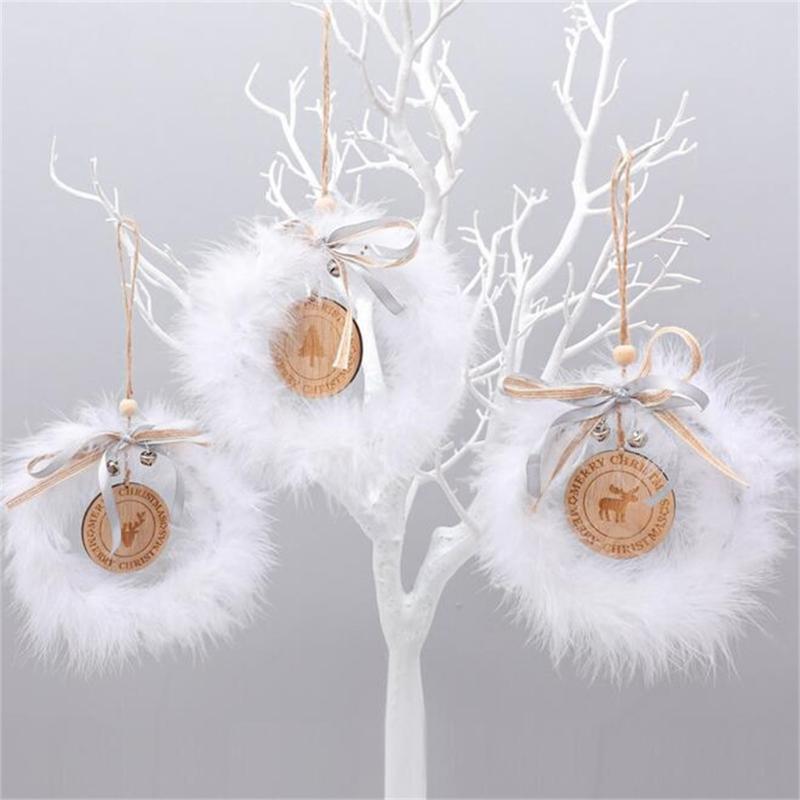 Christmas White Feather Wood Christmas Tree Pendant Elk Elderly Ornament Tree Hanging Pendant Christmas arbol de navidad F
Christmas White Feather Wood Christmas Tree Pendant Elk Elderly Ornament Tree Hanging Pendant Christmas arbol de navidad F