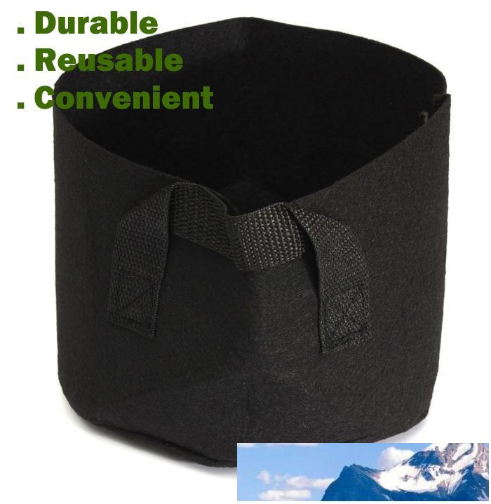 100pcs MOQ Planting Bag Wholesale Non-woven Fabric Pots Plant Pouch Root Container Flower/Vegetable Growing Pots Garden Planters Home