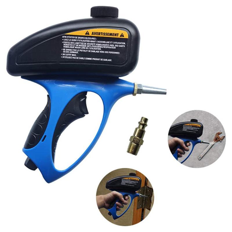 Portable Handheld Sandblaster Pneumatic Anti-Rust Sand Gravity Blasting Spray Paint Gun Adjustable Mini Air Sandblaster Tools
Portable Handheld Sandblaster Pneumatic Anti-Rust Sand Gravity Blasting Spray Paint Gun Adjustable Mini Air Sandblaster Tools