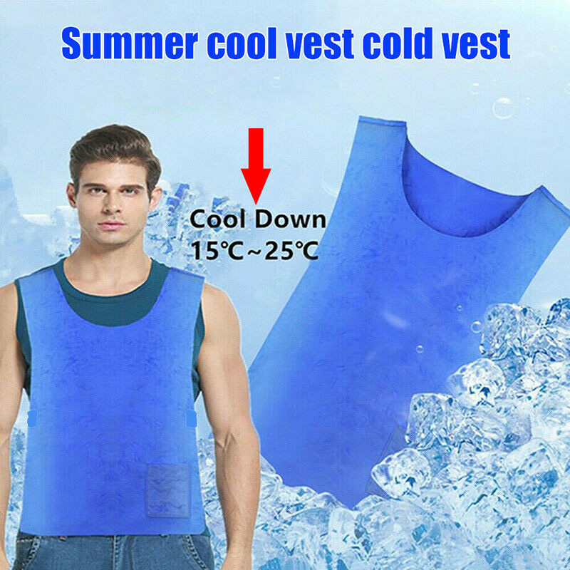 Summer Cooling Vest Heat Pissipation PVA Waterproof Vest Work Vests for High Temperature Protective Outdoor Sports, Blue
Summer Cooling Vest Heat Pissipation PVA Waterproof Vest Work Vests for High Temperature Protective Outdoor Sports, Blue
