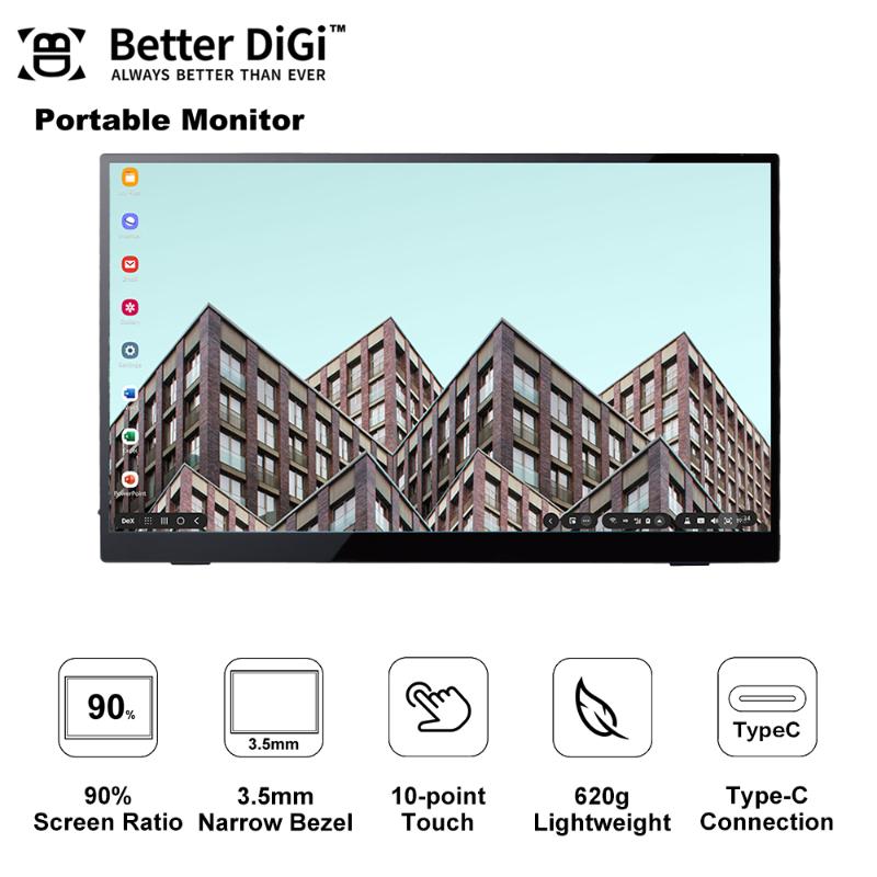 Portable monitor display notebook mobile Phone expansion touch Screen 15.6" for PC switch game PS4 projection monitor BetterDiGi
Portable monitor display notebook mobile Phone expansion touch Screen 15.6" for PC switch game PS4 projection monitor BetterDiGi