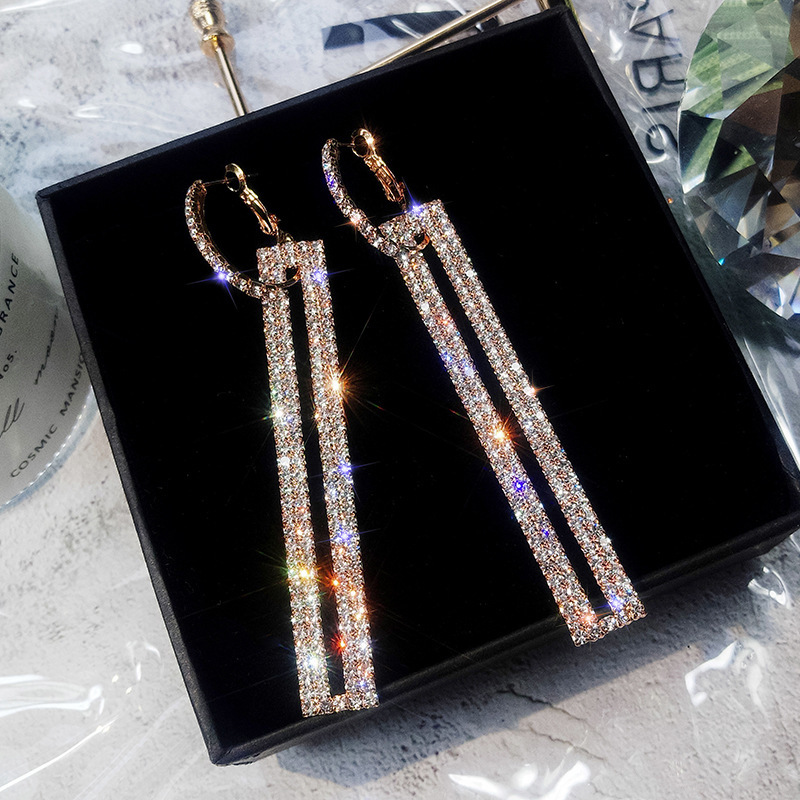 KMVEXO Fashion Long Geometric Drop Earrings Luxury Gold Silver Color Rectangle Rhinestone Earring for Women Party Jewelry Gifts
KMVEXO Fashion Long Geometric Drop Earrings Luxury Gold Silver Color Rectangle Rhinestone Earring for Women Party Jewelry Gifts