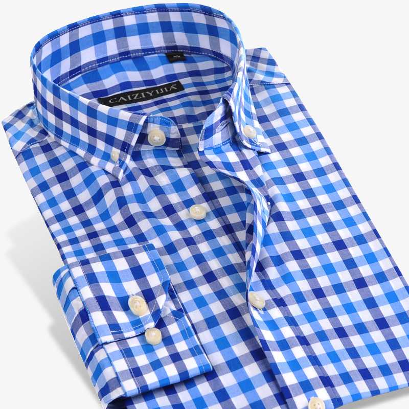 Men's Long-Sleeve Casual Plaid Checkered Shirts Comfortable 100% Cotton Standard-fit Button Down Collared Gingham Shirt, Cz75307
Men's Long-Sleeve Casual Plaid Checkered Shirts Comfortable 100% Cotton Standard-fit Button Down Collared Gingham Shirt, Cz75307