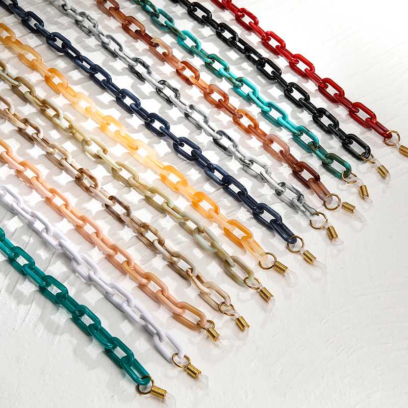 Teamer Black White Acrylic Glasses Chain Chic Womens Sunglasses Chains Lanyards Reading Glasses Holder Neck Accessories Straps
Teamer Black White Acrylic Glasses Chain Chic Womens Sunglasses Chains Lanyards Reading Glasses Holder Neck Accessories Straps