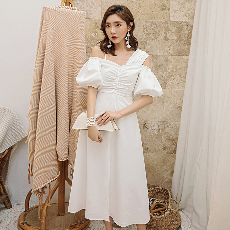 YIGELILA Autumn New Arrivals White Dress Short Sleeves Square Collar Solid Elegant Dress Mid-calf Lantern Sleeves 65375
YIGELILA Autumn New Arrivals White Dress Short Sleeves Square Collar Solid Elegant Dress Mid-calf Lantern Sleeves 65375