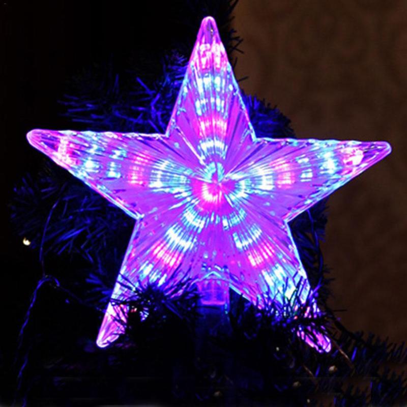 23CM LED Light Up Christmas Tree Topper Star Xmas Star Ornament Estrelinhas Adornos De Navidad Eve Christmas Tree Decoration
23CM LED Light Up Christmas Tree Topper Star Xmas Star Ornament Estrelinhas Adornos De Navidad Eve Christmas Tree Decoration