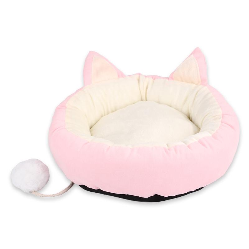 Pet Cat Bed Nest Super Soft Pet Bed Kennel Dog Round Cat Winter Warm Sleeping Bag Plush Puppy Cushion Mats Dogs perros acesorios