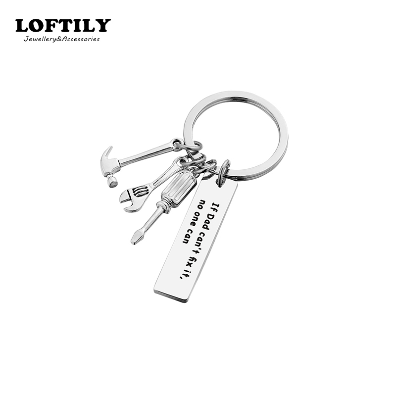 Keychain Accessories Jewelry For Father Gift Love you Daddy Key Holder Bag Unisex Letter Color Zinc Alloy Key Chain Pendant
Keychain Accessories Jewelry For Father Gift Love you Daddy Key Holder Bag Unisex Letter Color Zinc Alloy Key Chain Pendant