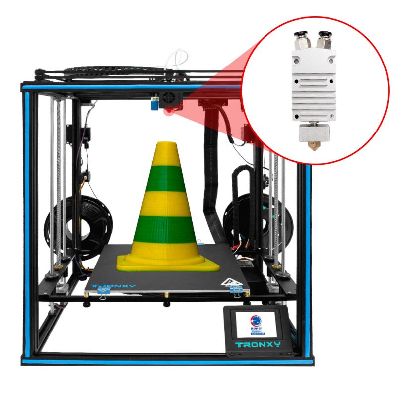 X5SA-2E 3D Printer Dual Extruder 330*330*400mm Tronxy Two Colors Head 3d Drucker DIY 2 in 1 out Extru Kits Printing impresora
X5SA-2E 3D Printer Dual Extruder 330*330*400mm Tronxy Two Colors Head 3d Drucker DIY 2 in 1 out Extru Kits Printing impresora