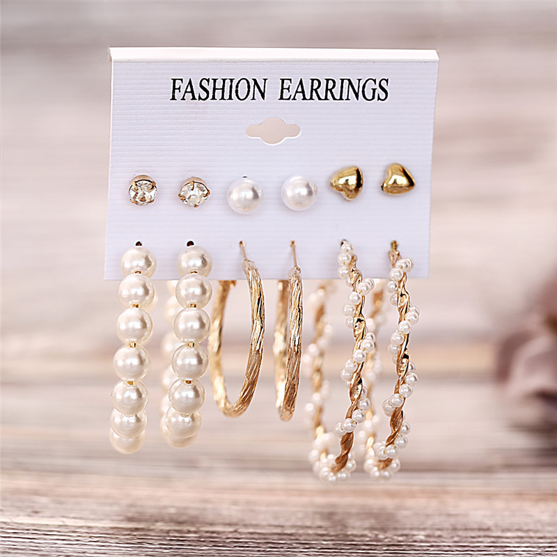 Hoop & Huggie Fashion Bohemian Tassel Acrylic Earrings Set For Women Big Geometric Round Imitation Pearl Rhinestones Jewelry Gift
Hoop & Huggie Fashion Bohemian Tassel Acrylic Earrings Set For Women Big Geometric Round Imitation Pearl Rhinestones Jewelry Gift